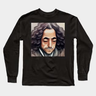 Baruch Spinoza | Anime Style | Portrait Long Sleeve T-Shirt